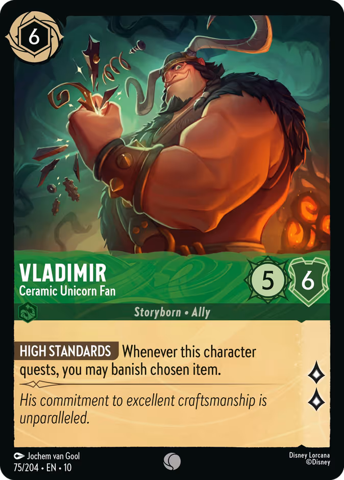 Vladimir - Ceramic Unicorn Fan