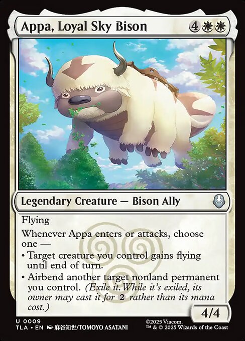 Appa, Loyal Sky Bison