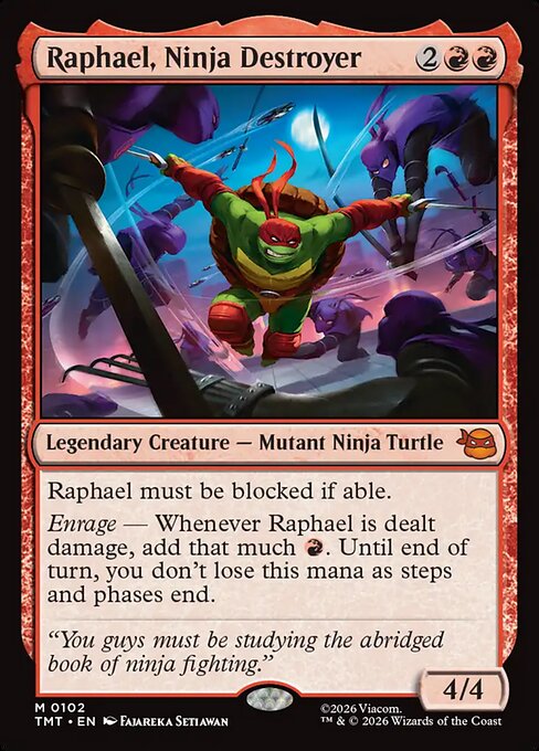 Raphael, Ninja Destroyer