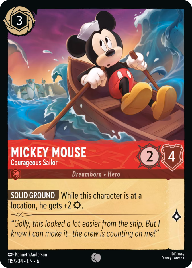 Mickey Mouse - Courageous Sailor