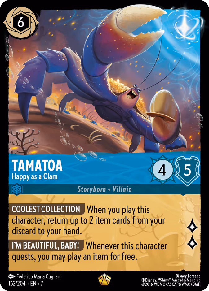 Tamatoa - Happy as a Clam