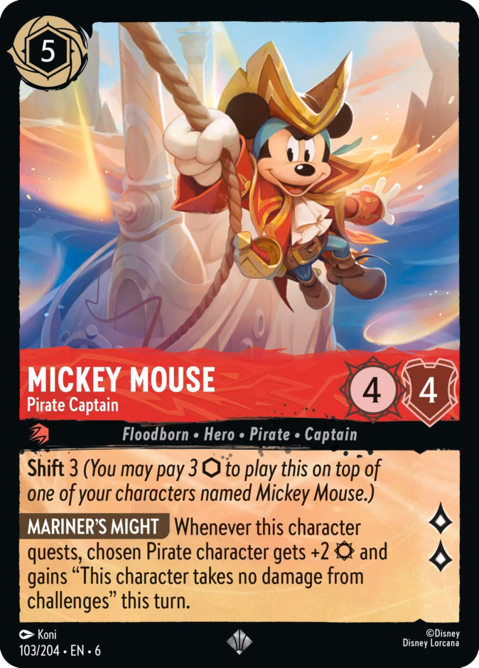 Mickey Mouse - Pirate Captain