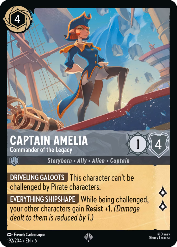 Captain Amelia - Commander of the Legacy