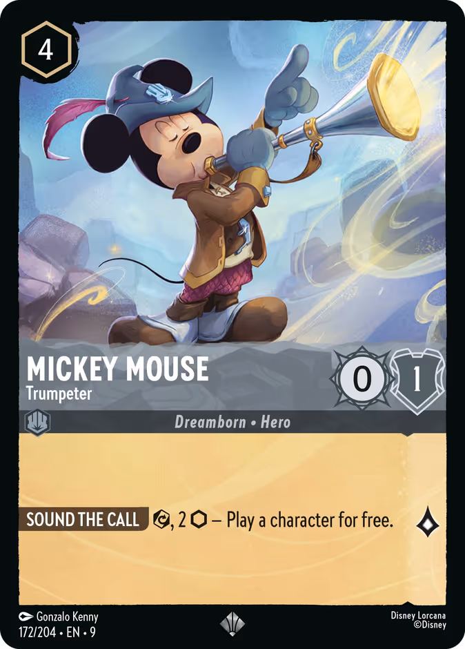 Mickey Mouse - Trumpeter