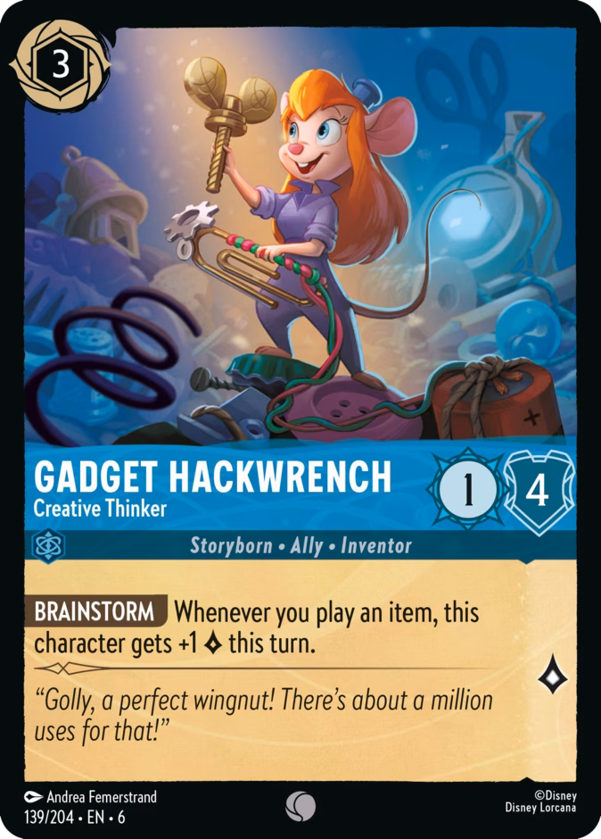 Gadget Hackwrench - Creative Thinker