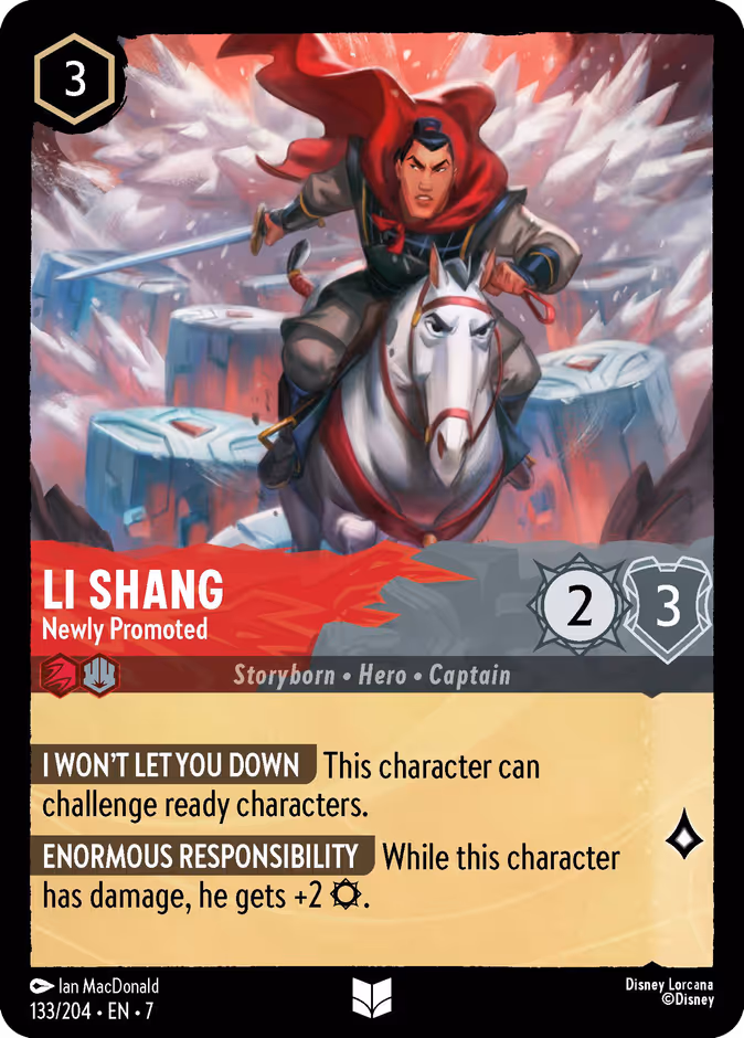 Li Shang - Newly Promoted