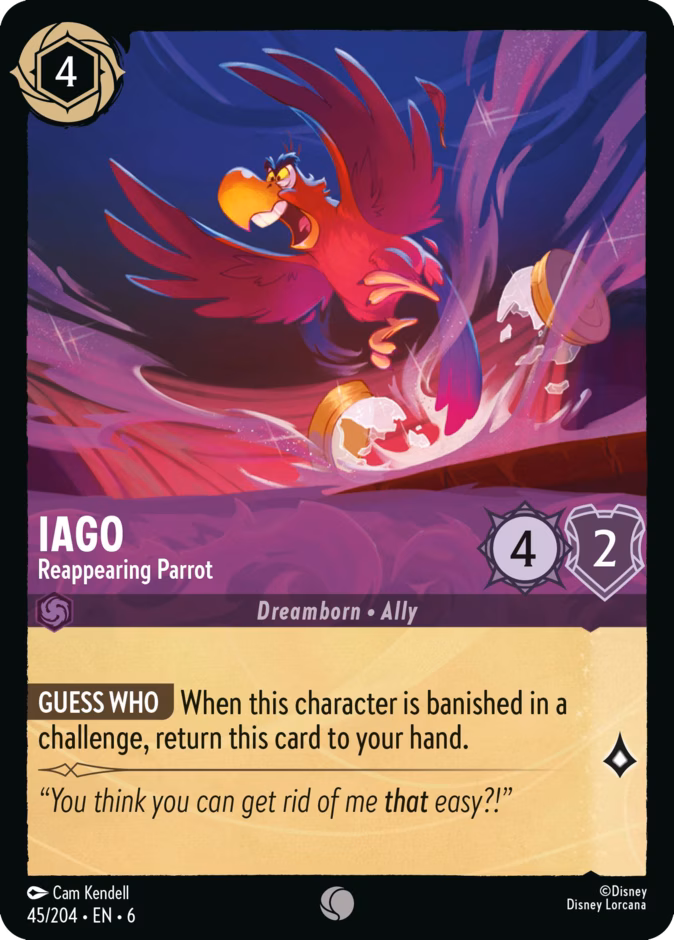 Iago - Reappearing Parrot