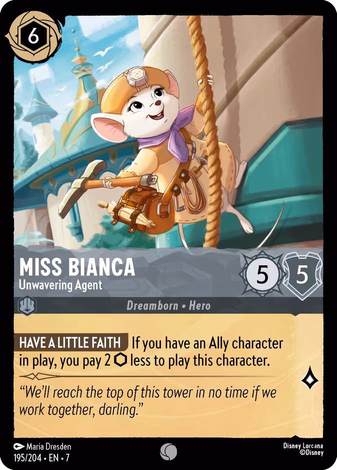 Miss Bianca - Unwavering Agent