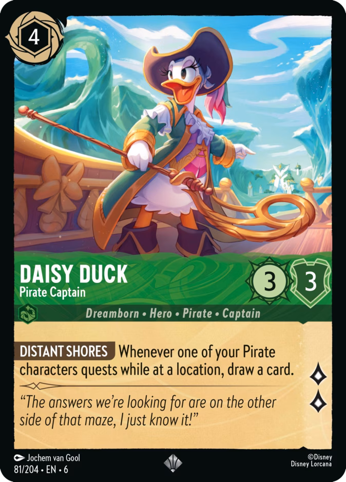 Daisy Duck - Pirate Captain