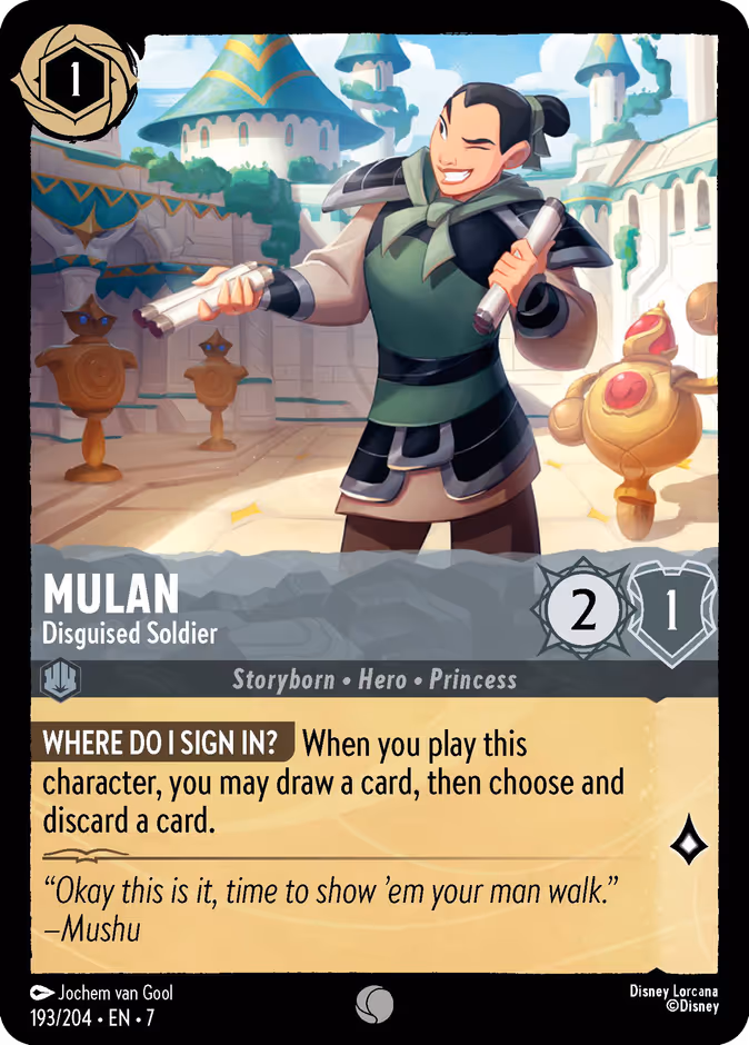 Mulan - Disguised Soldier