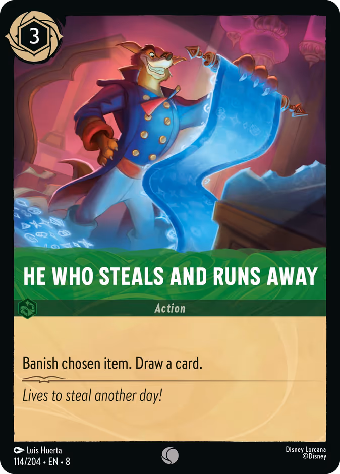 He Who Steals and Runs Away