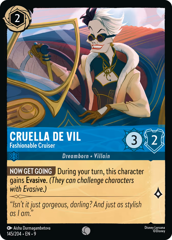Cruella De Vil - Fashionable Cruiser