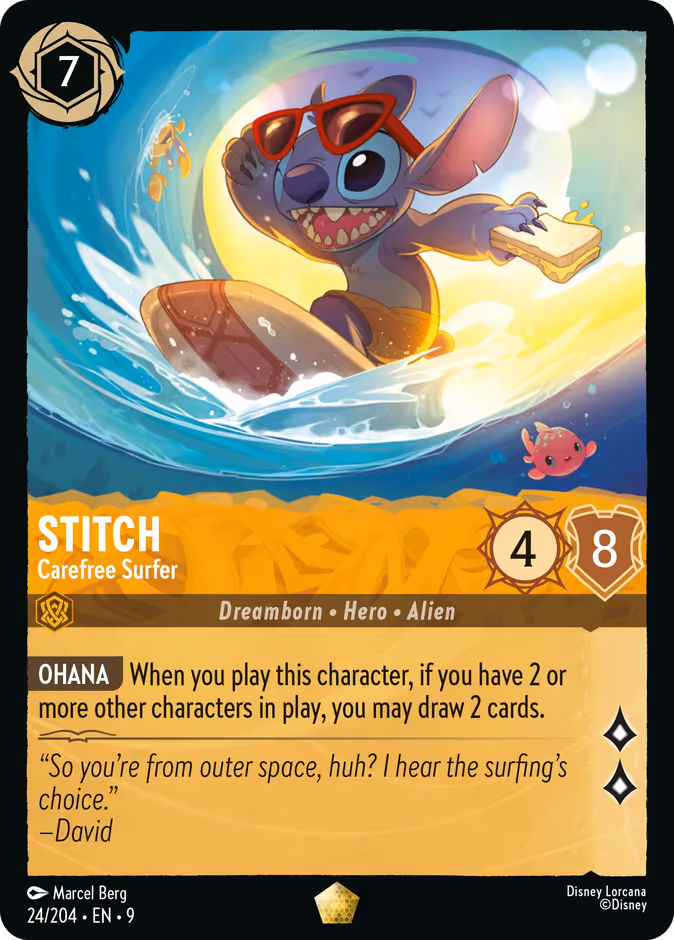 Stitch - Carefree Surfer