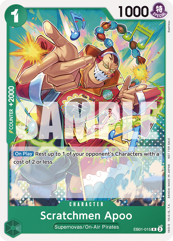 Scratchmen Apoo - EB01-015 (Alternate Art)