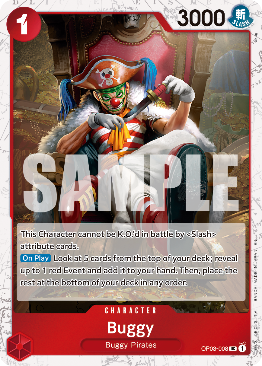 Buggy - OP03-008 (Pirate Foil)