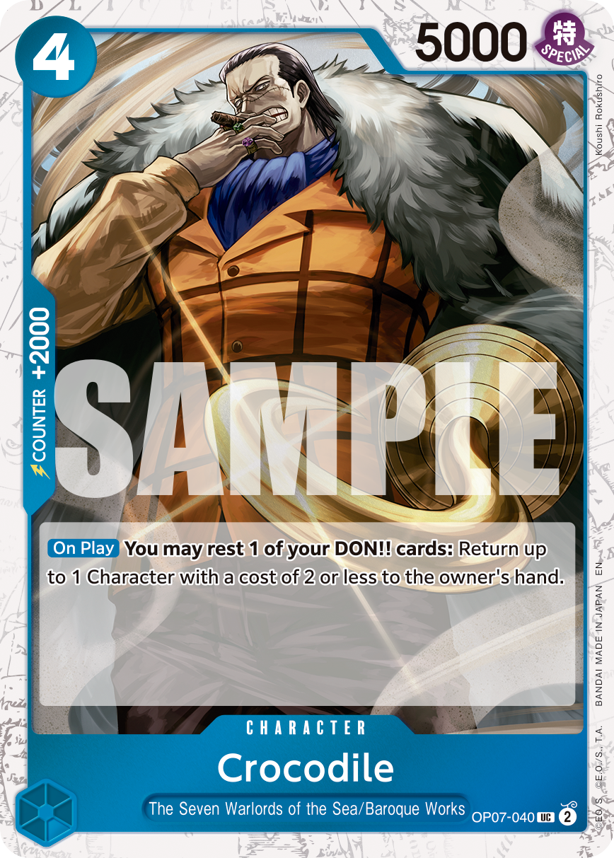 Crocodile - OP07-040 (Pirate Foil)