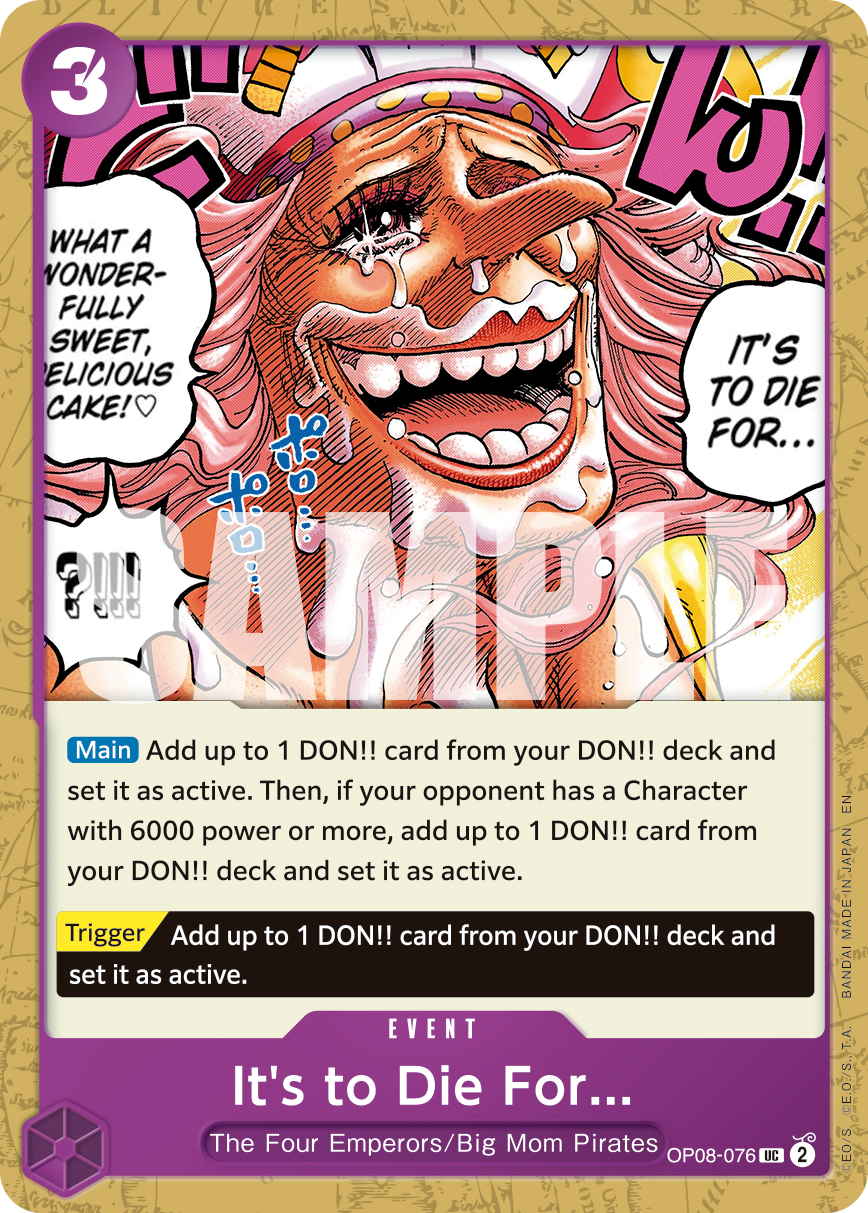 It's to Die For (Reprint)