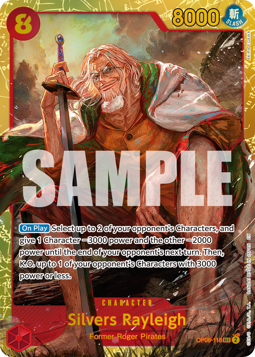 Silvers Rayleigh - OP08-118 (Reprint)