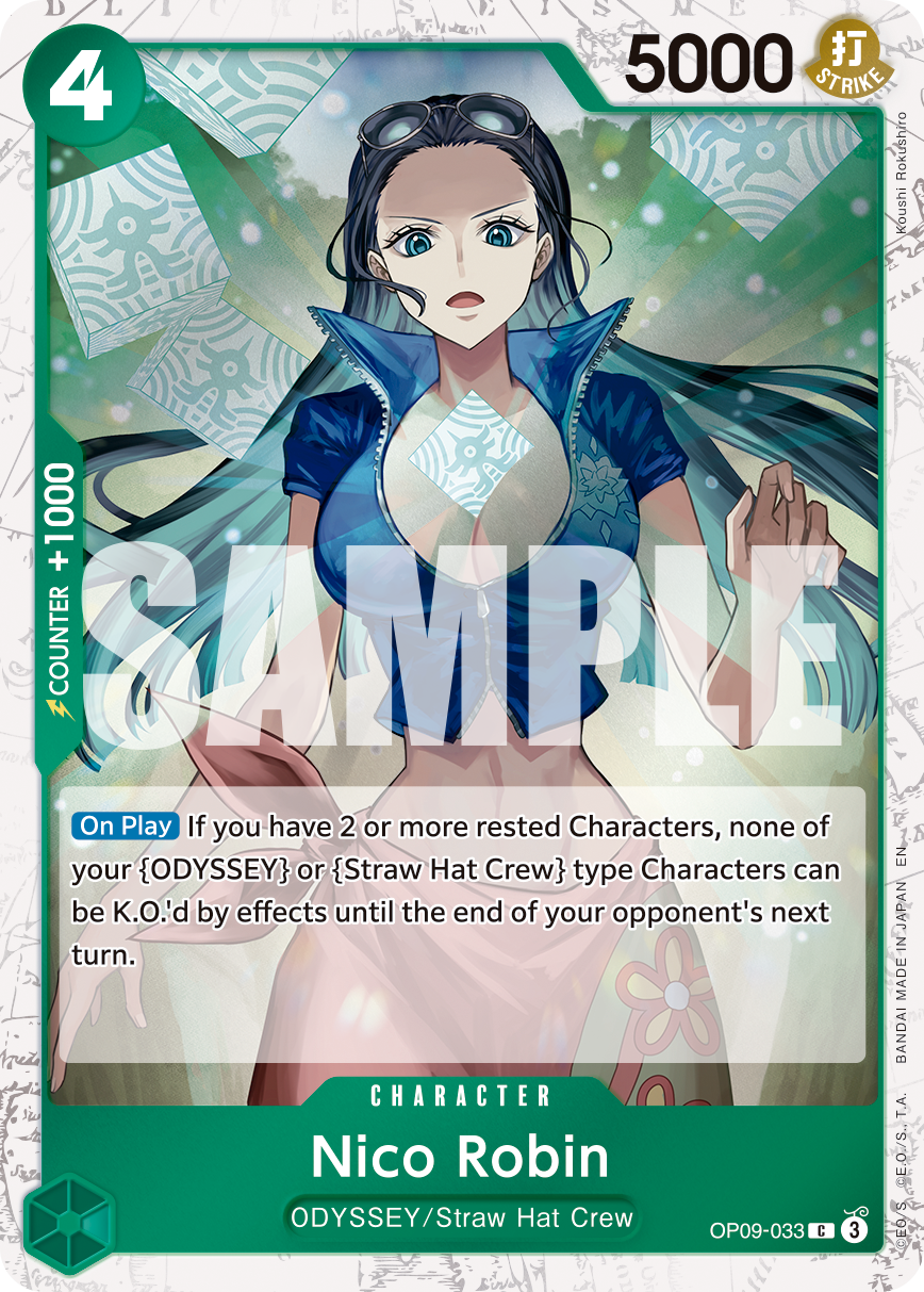 Nico Robin - OP09-033 (Pirate Foil)