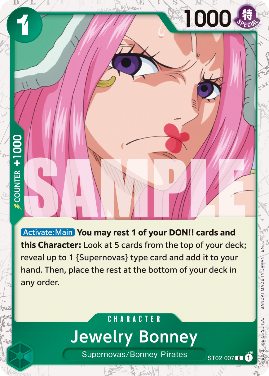 Jewelry Bonney - ST02-007 (Pirate Foil)