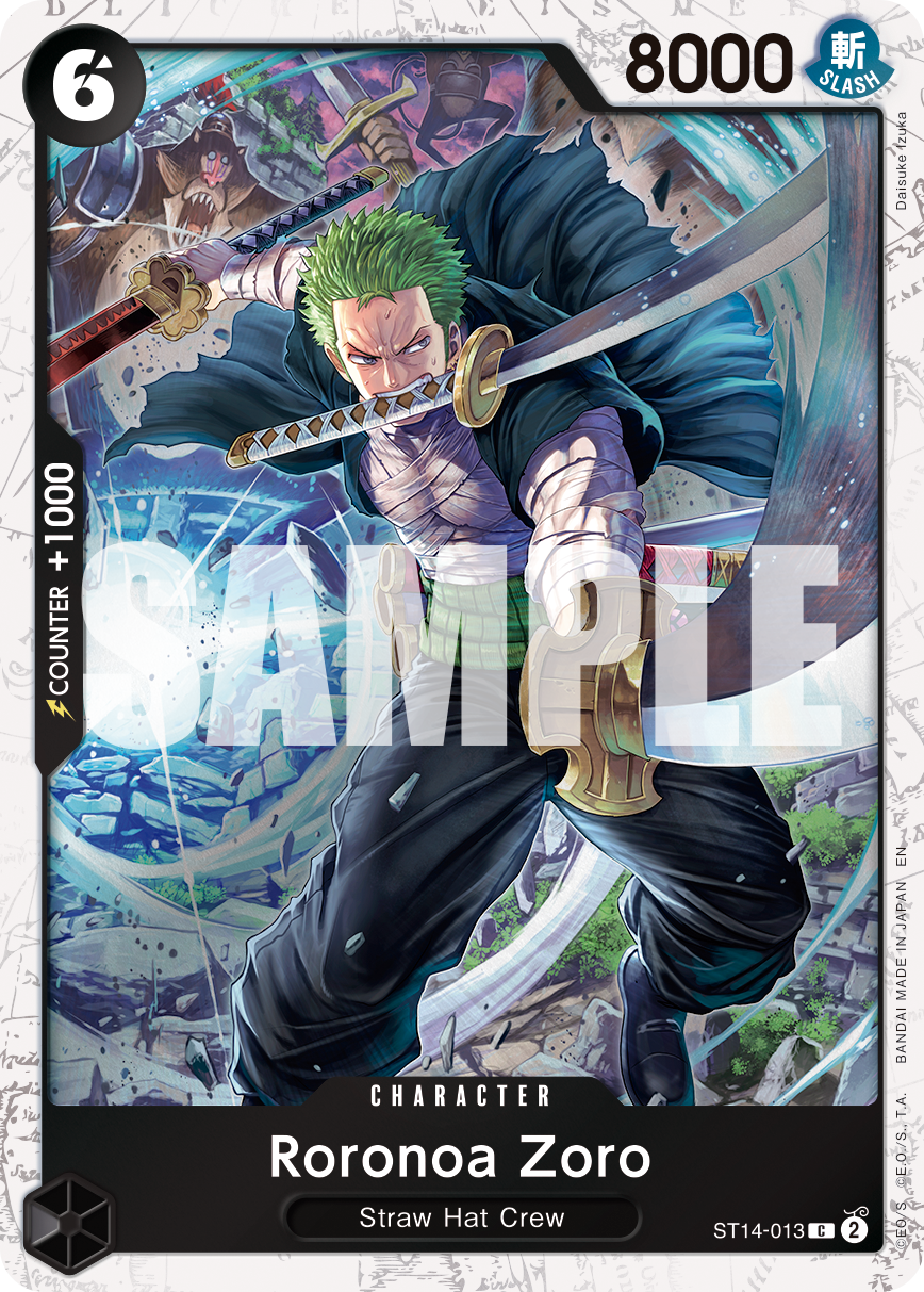 Roronoa Zoro - ST14-013 (Pirate Foil)