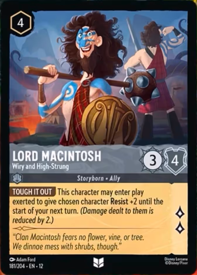 Lord Macintosh - Wiry and High-Strung