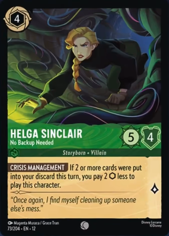 Helga Sinclair - No Backup Needed