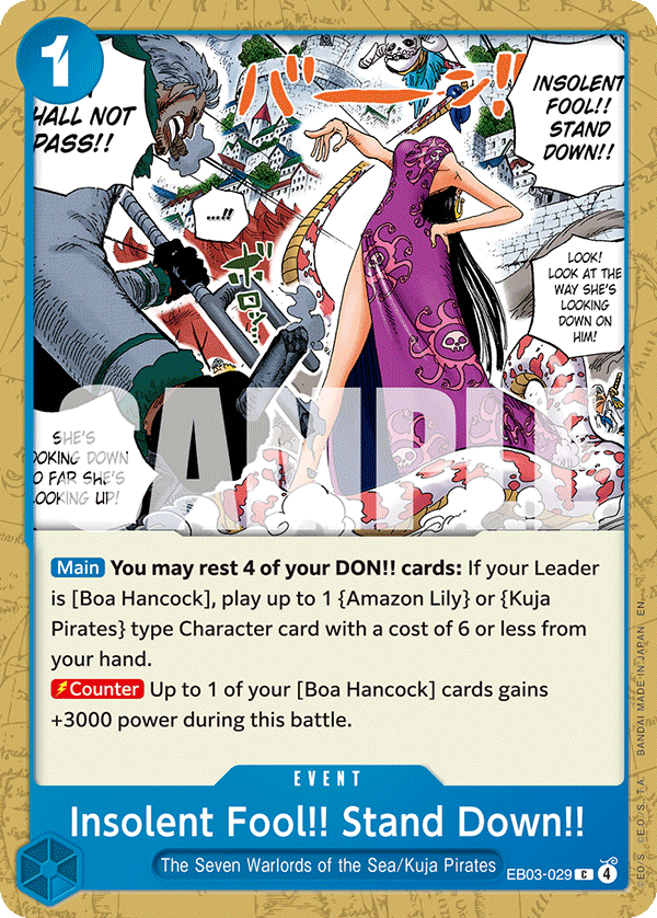 Insolent Fool!! Stand Down!!