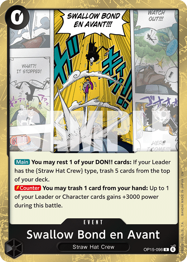 Swallow Bond en Avant