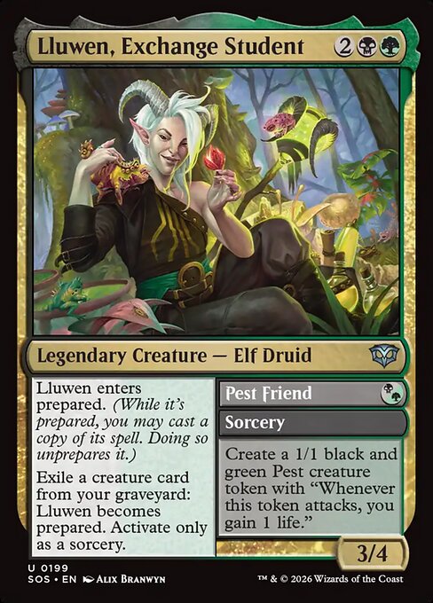 Lluwen, Exchange Student