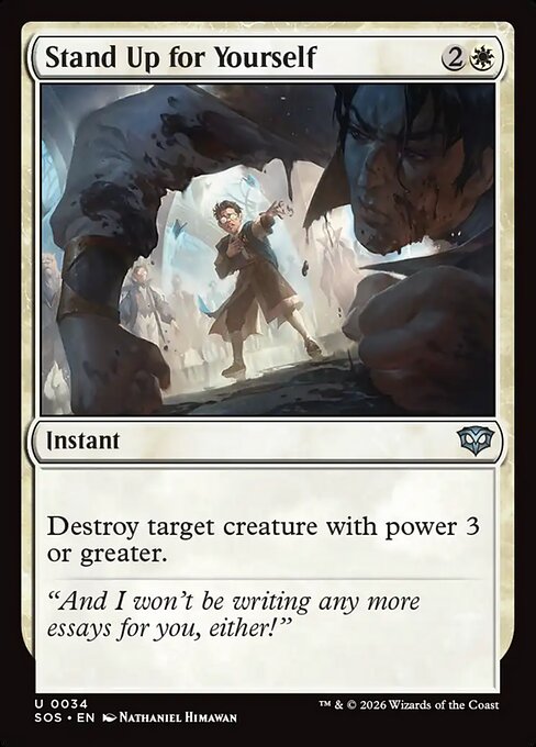 Stand Up for Yourself