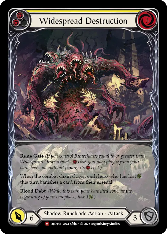 Widespread Destruction