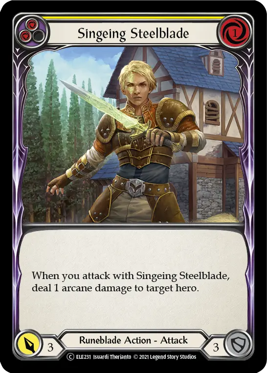 Singeing Steelblade