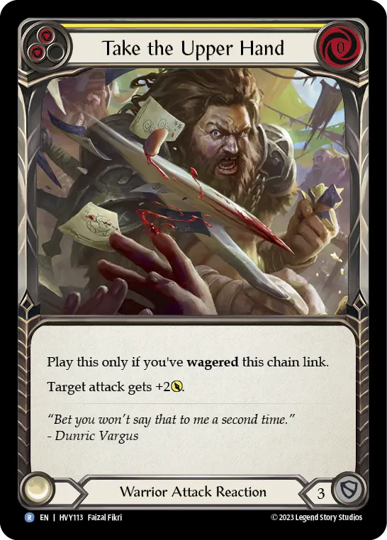 Take the Upper Hand