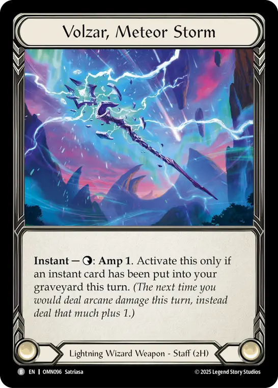 Volzar, Meteor Storm