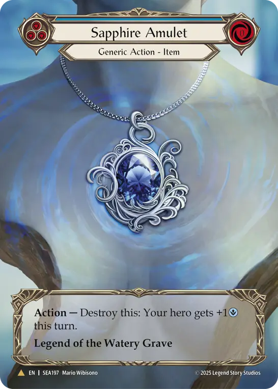 Sapphire Amulet