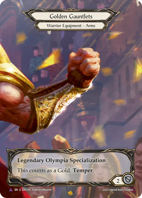 Golden Gauntlets