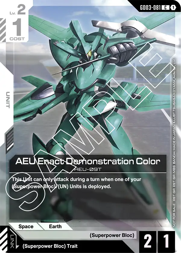 AEU Enact Demonstration Color