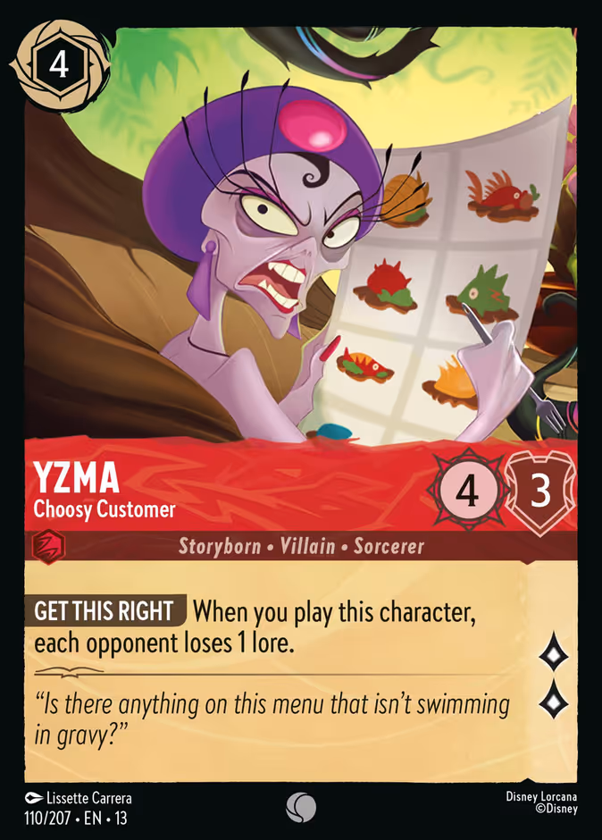 Yzma - Choosy Customer