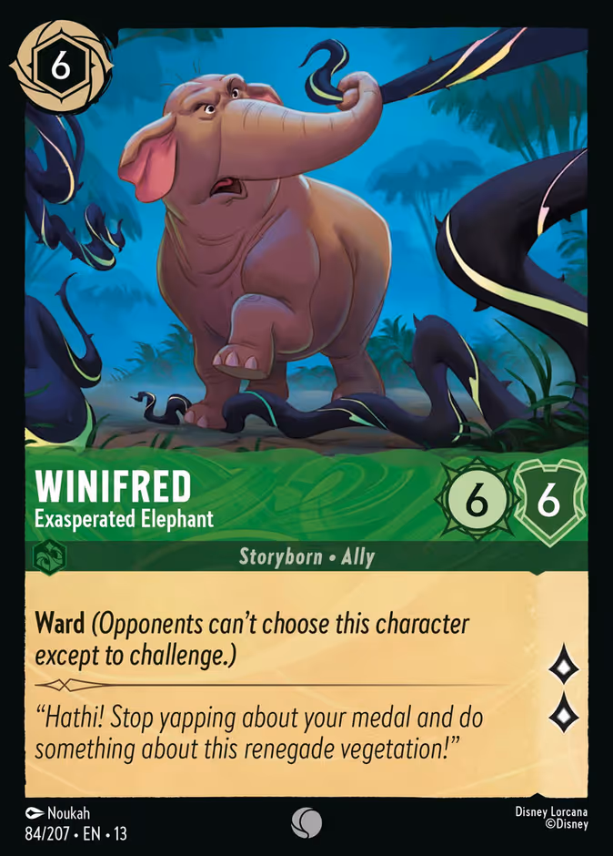 Winifred - Exasperated Elephant