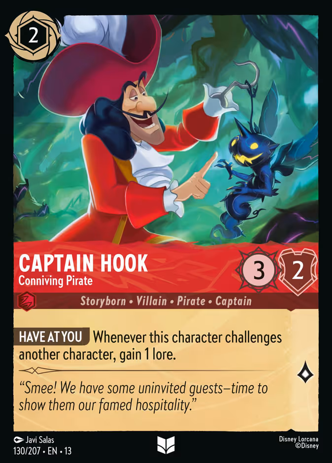 Captain Hook - Conniving Pirate
