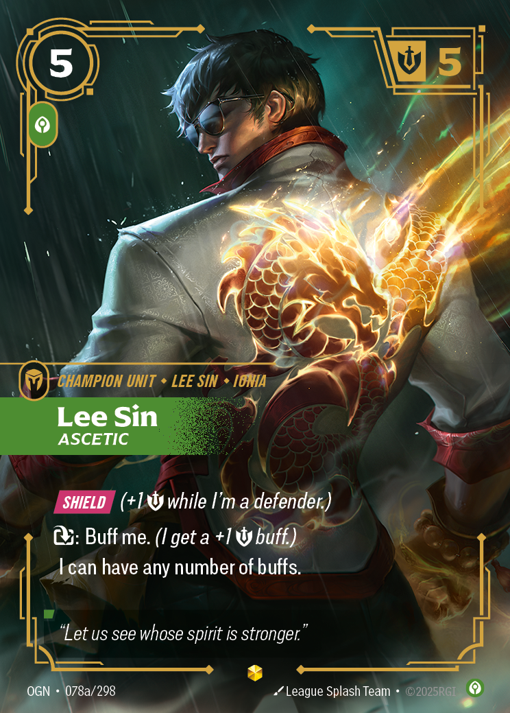 Lee Sin - Ascetic (Alternate Art)