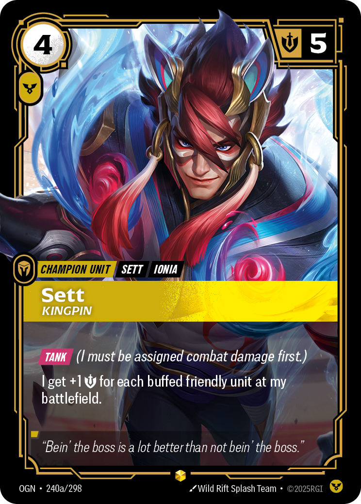 Sett - Kingpin (Alternate Art)
