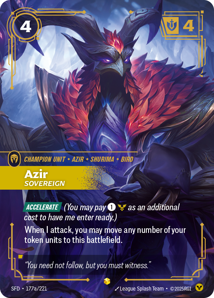 Azir - Sovereign (Alternate Art)