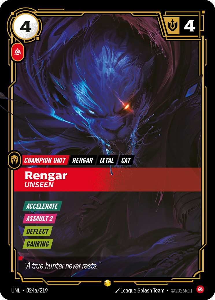 Rengar - Unseen (Alternate Art)