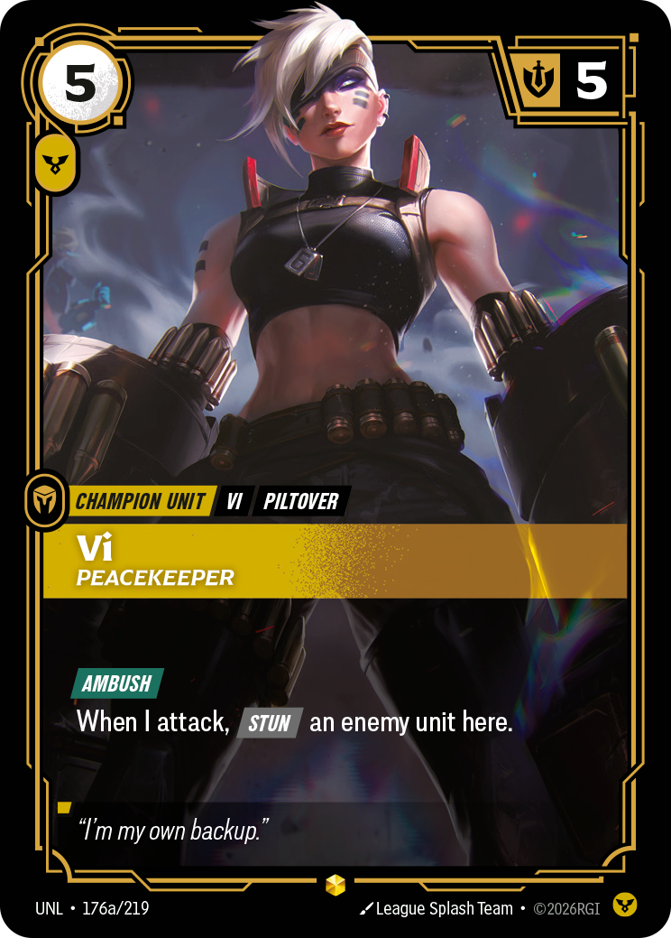 Vi - Peacekeeper (Alternate Art)