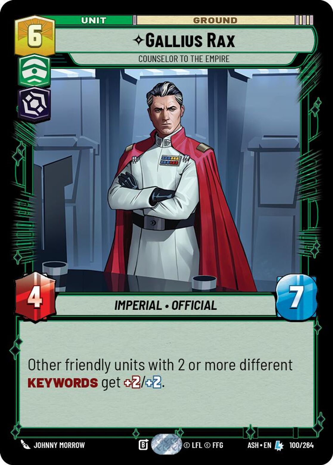 Gallius Rax - Counselor to the Empire