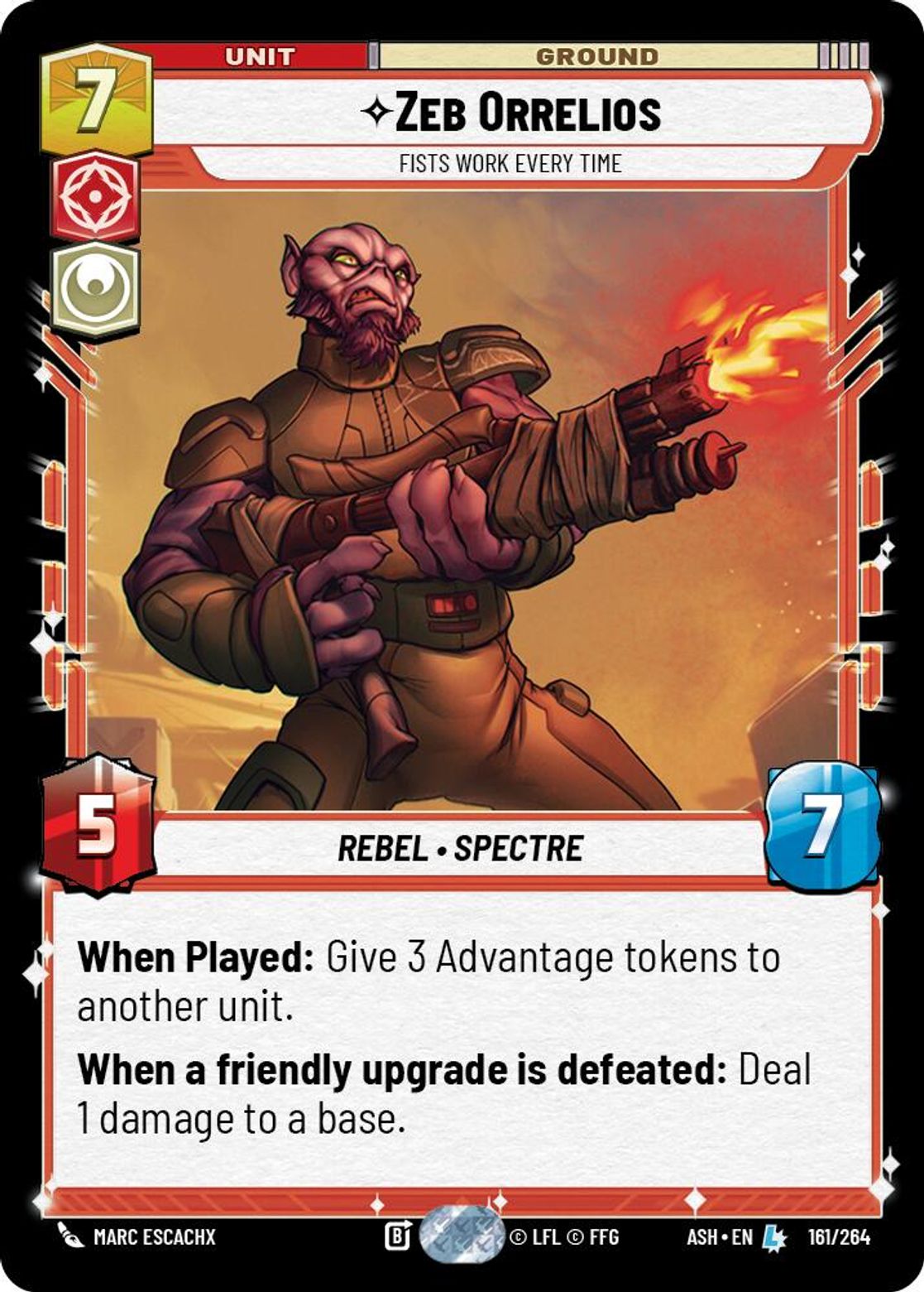 Zeb Orrelios - Fists Work Every Time