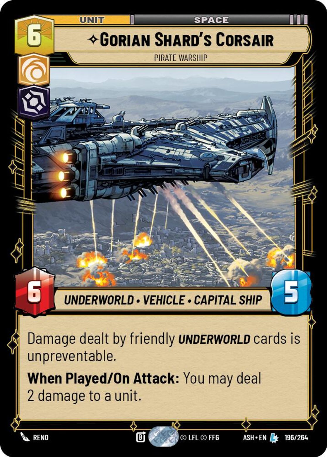 Gorian Shard's Corsair - Pirate Warship