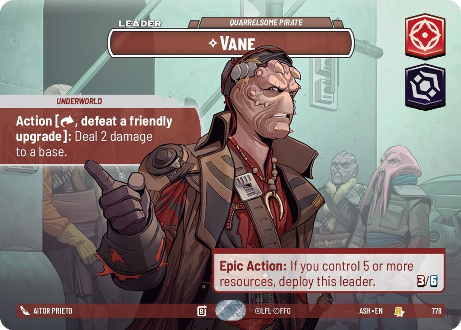 Vane - Quarrelsome Pirate